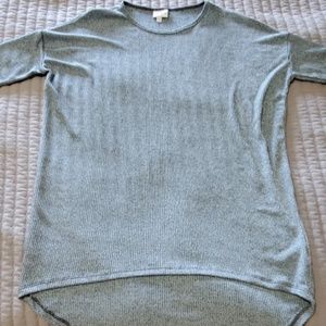 Lularoe irma size XS Slate Blue Gray Silver